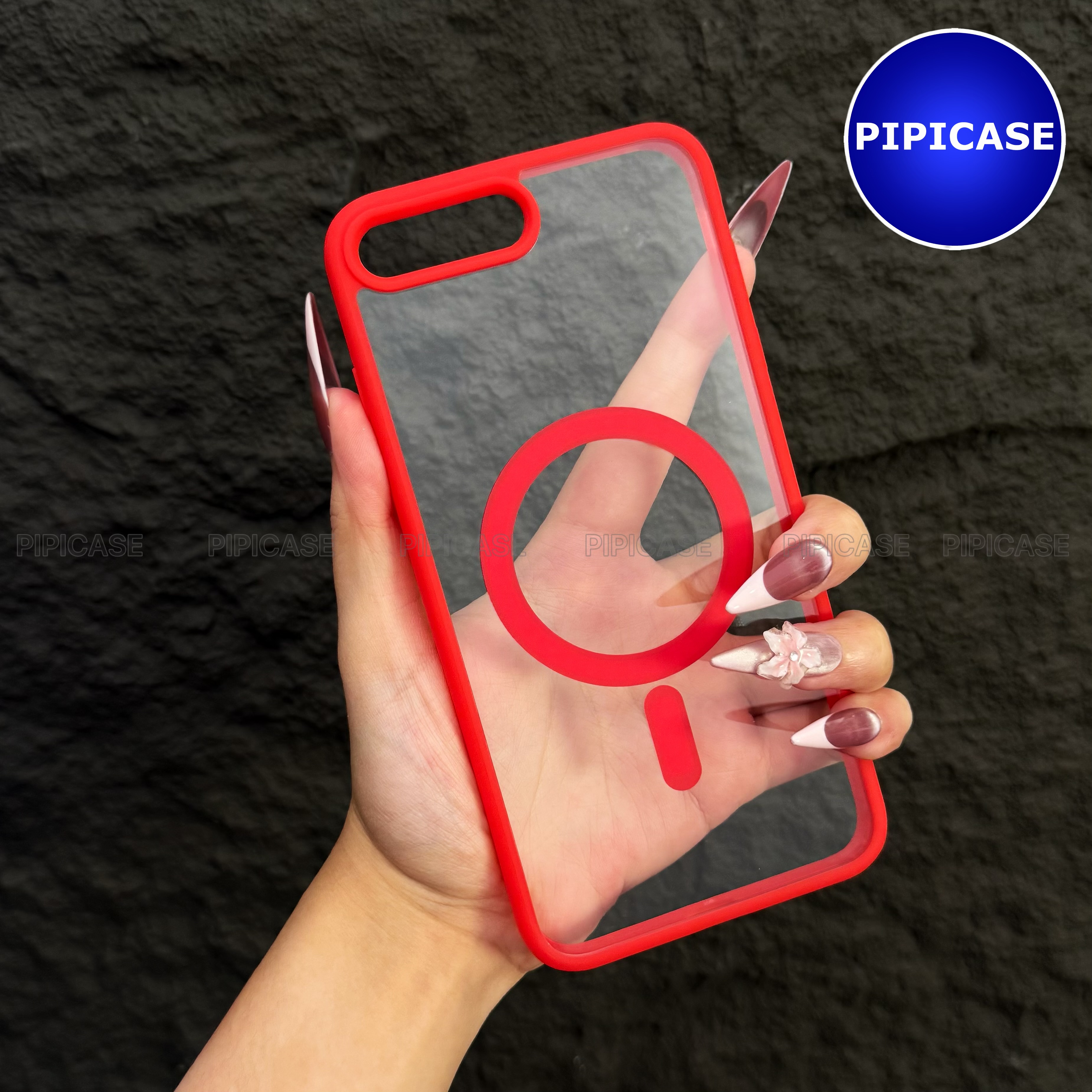 Ốp Lưng iPhone 7 Plus / 8 Plus - Chic - Đỏ Tươi_thumbnail_1