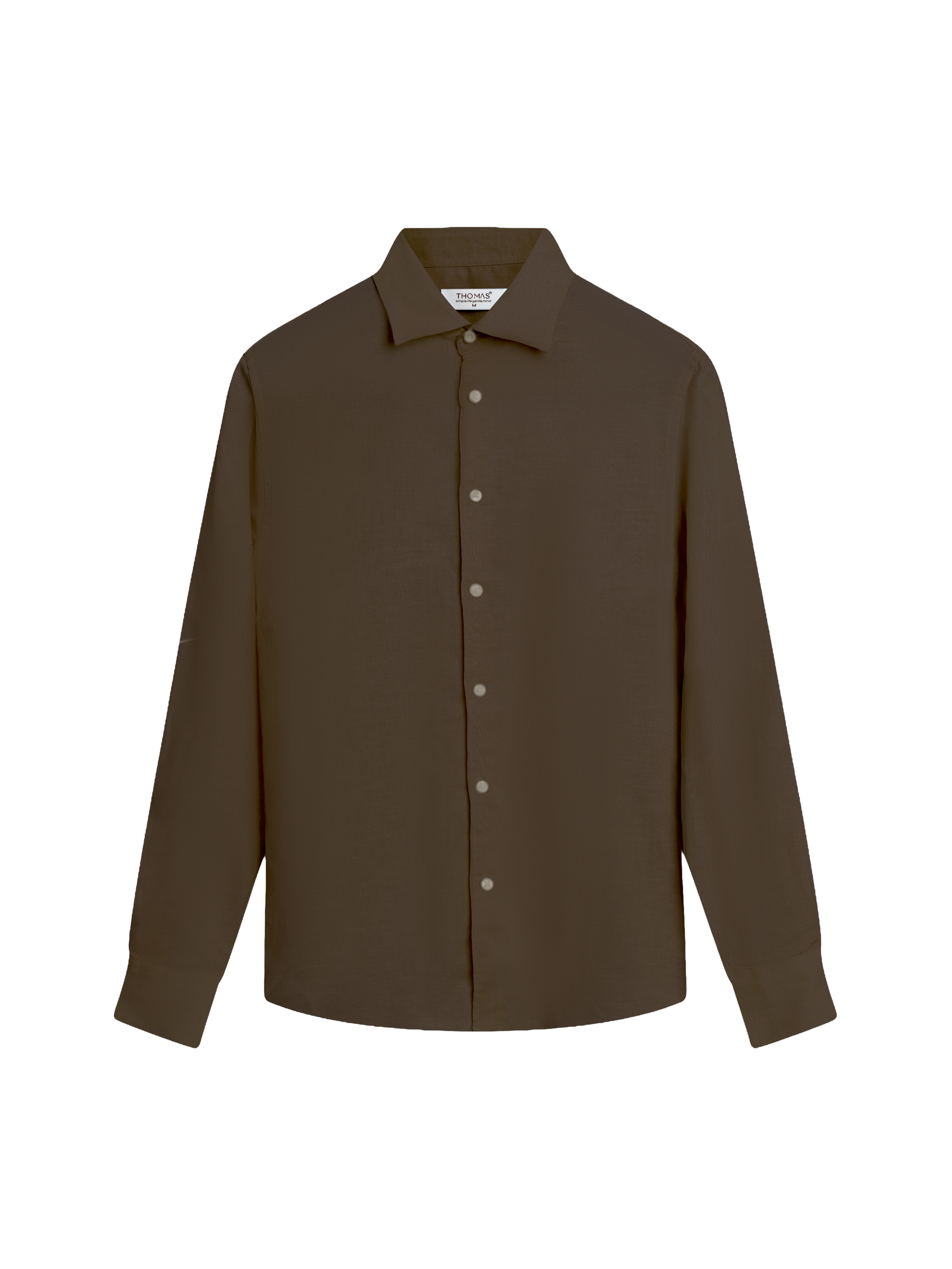 Áo Sơ Mi Dài Tay Cổ Cutaway Elio Vải Linen Form Regular_thumbnail_9