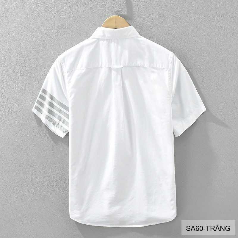 SA60 - Áo Sơ Mi Nam Tay Ngắn Phong Cách Nhật Bản Chất Cotton Thoáng Mát Đa Dụng_thumbnail_10