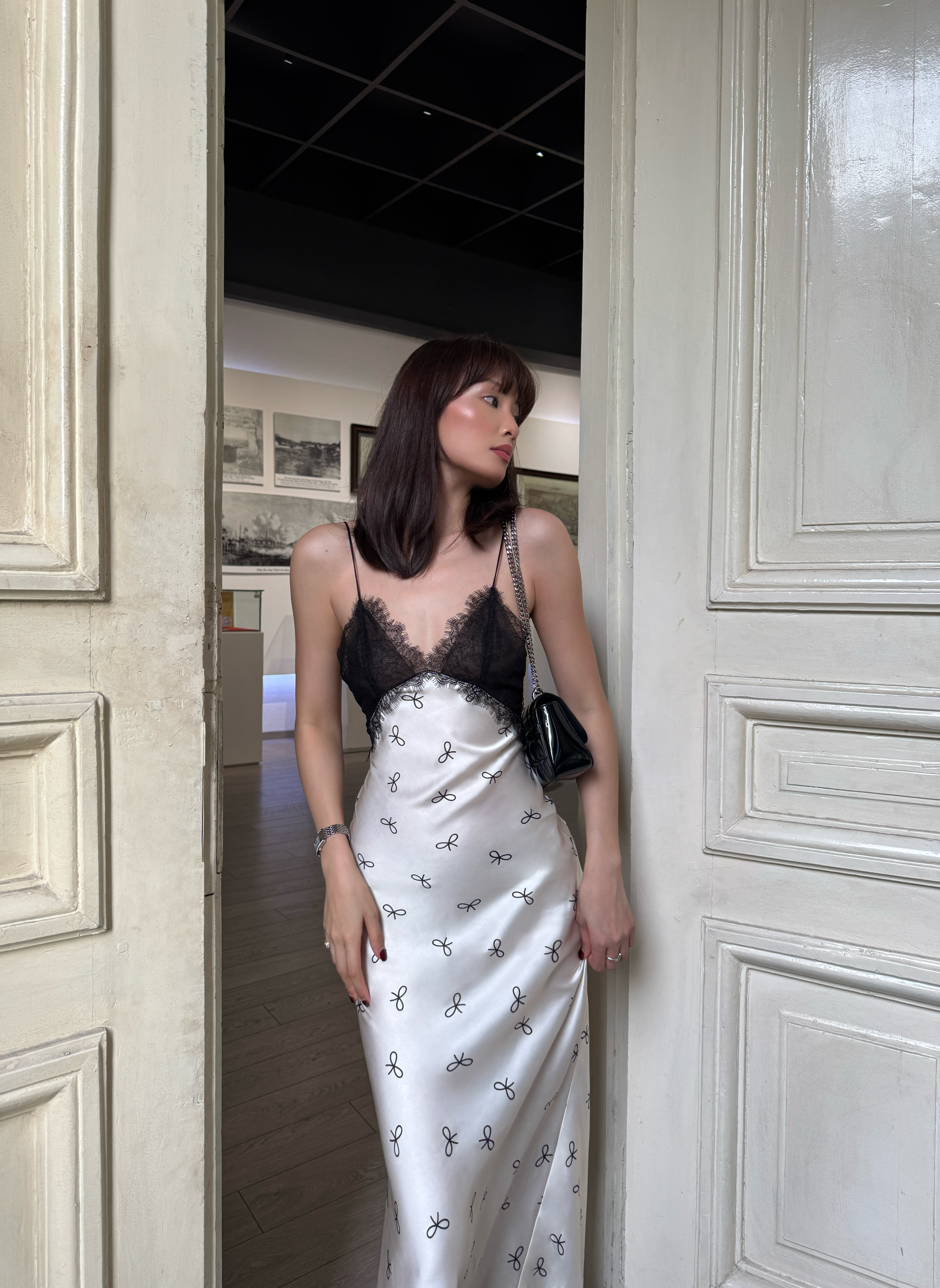 Váy lụa dài Mer - Ivory_thumbnail_4