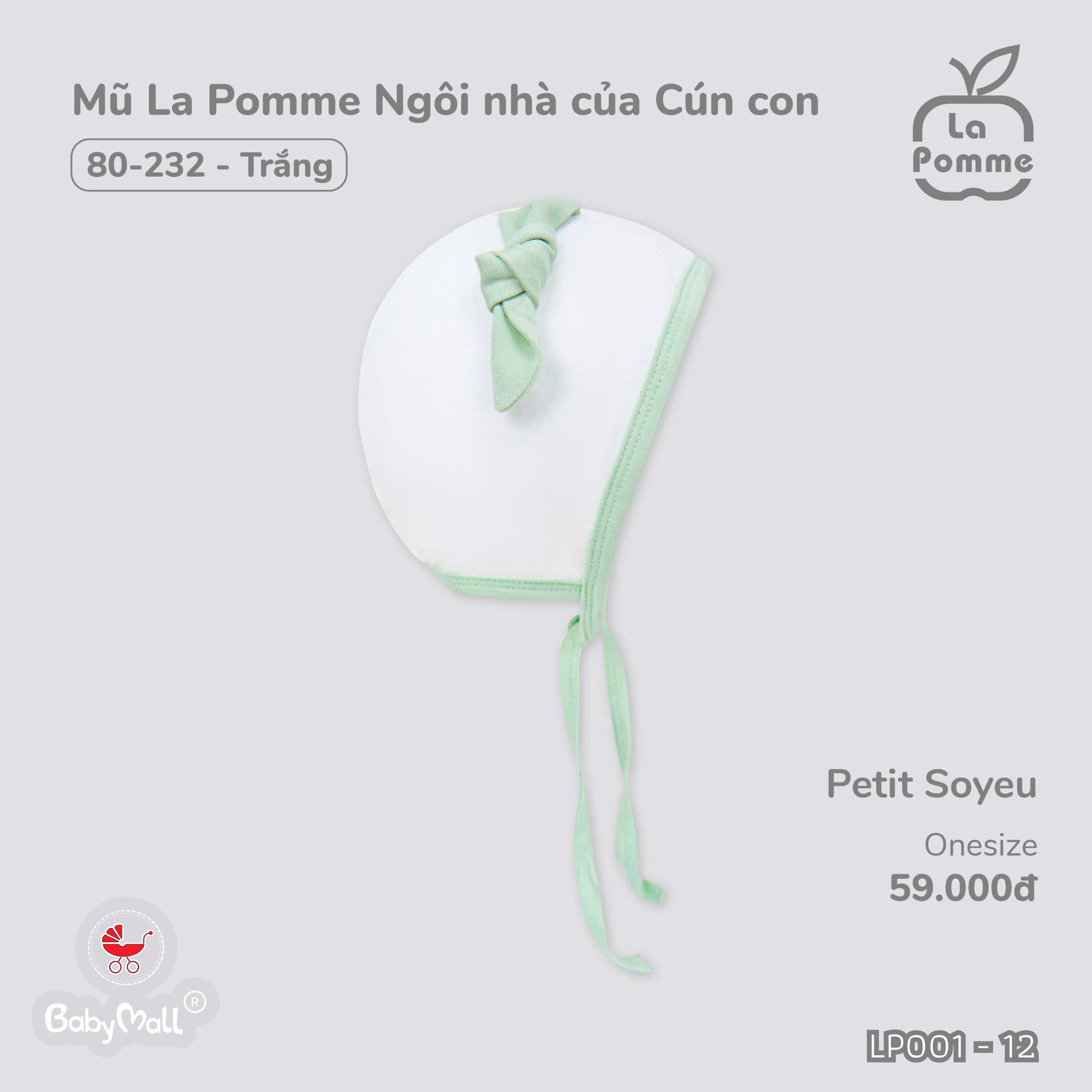 Nón sơ sinh La Pomme (new)_thumbnail_2
