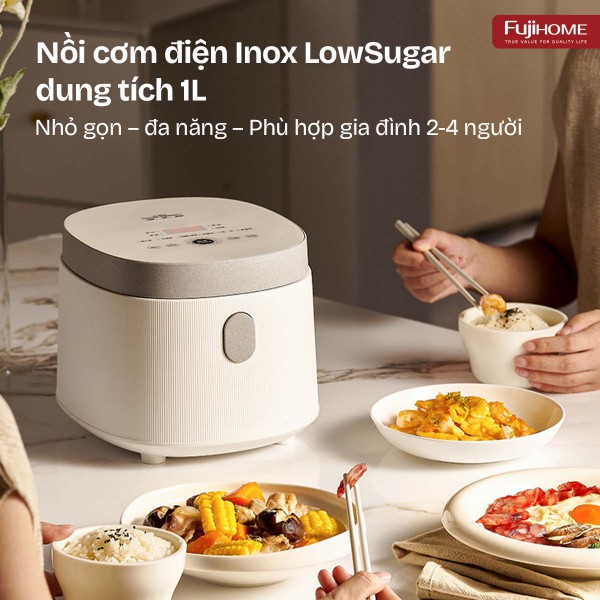 Nồi cơm điện Fujihome Inox LowSugar RC10BLS_thumbnail_1