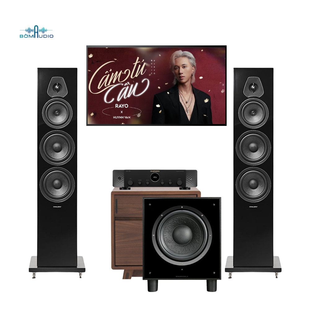 Combo Amply MARANTZ STEREO 70S + Loa Cột SONUS FABER LUMINA V + Loa Subwoofer WHARFEDALE SW12 – MAS3_thumbnail_1