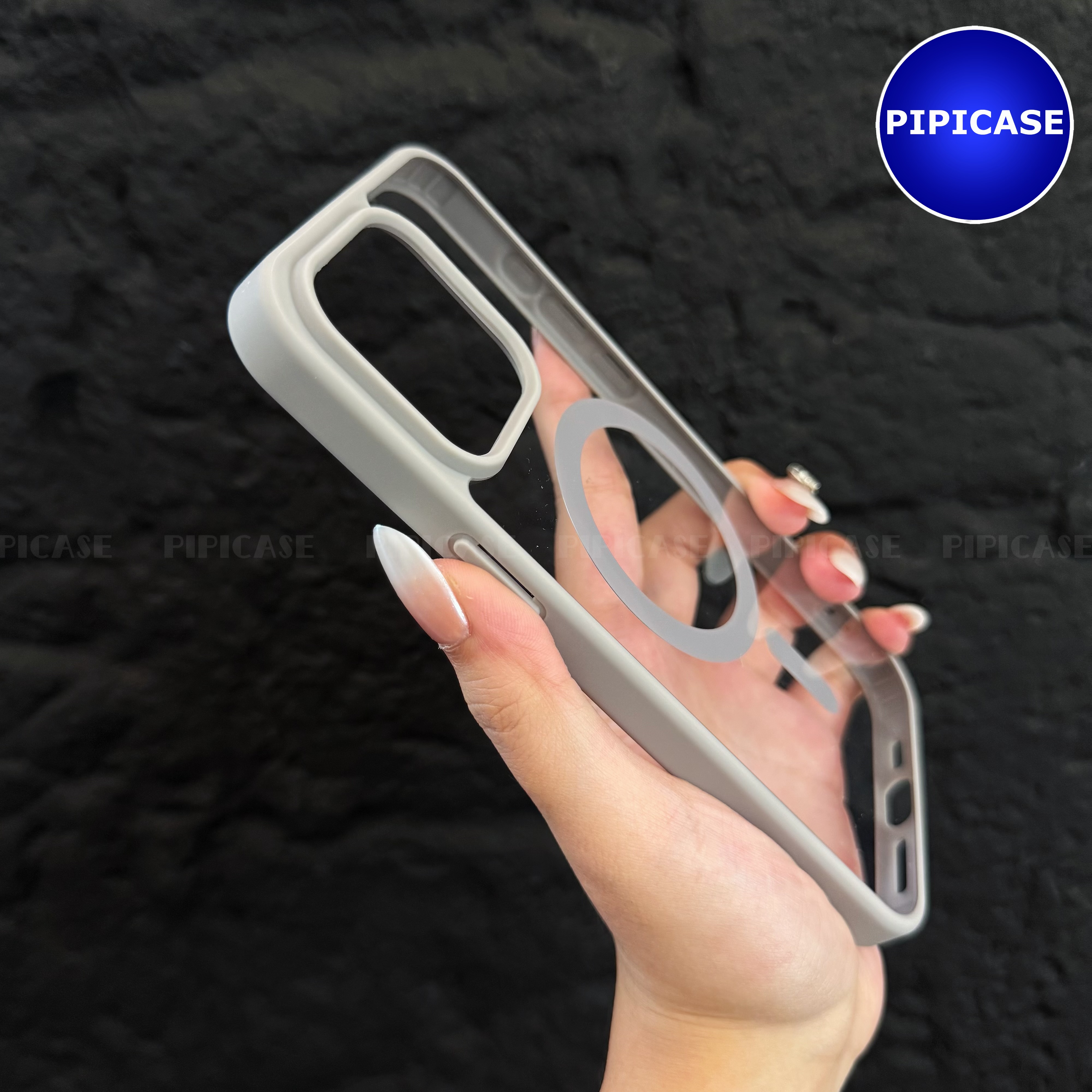 Ốp Lưng iPhone 15 Pro - Chic - Xám_thumbnail_14