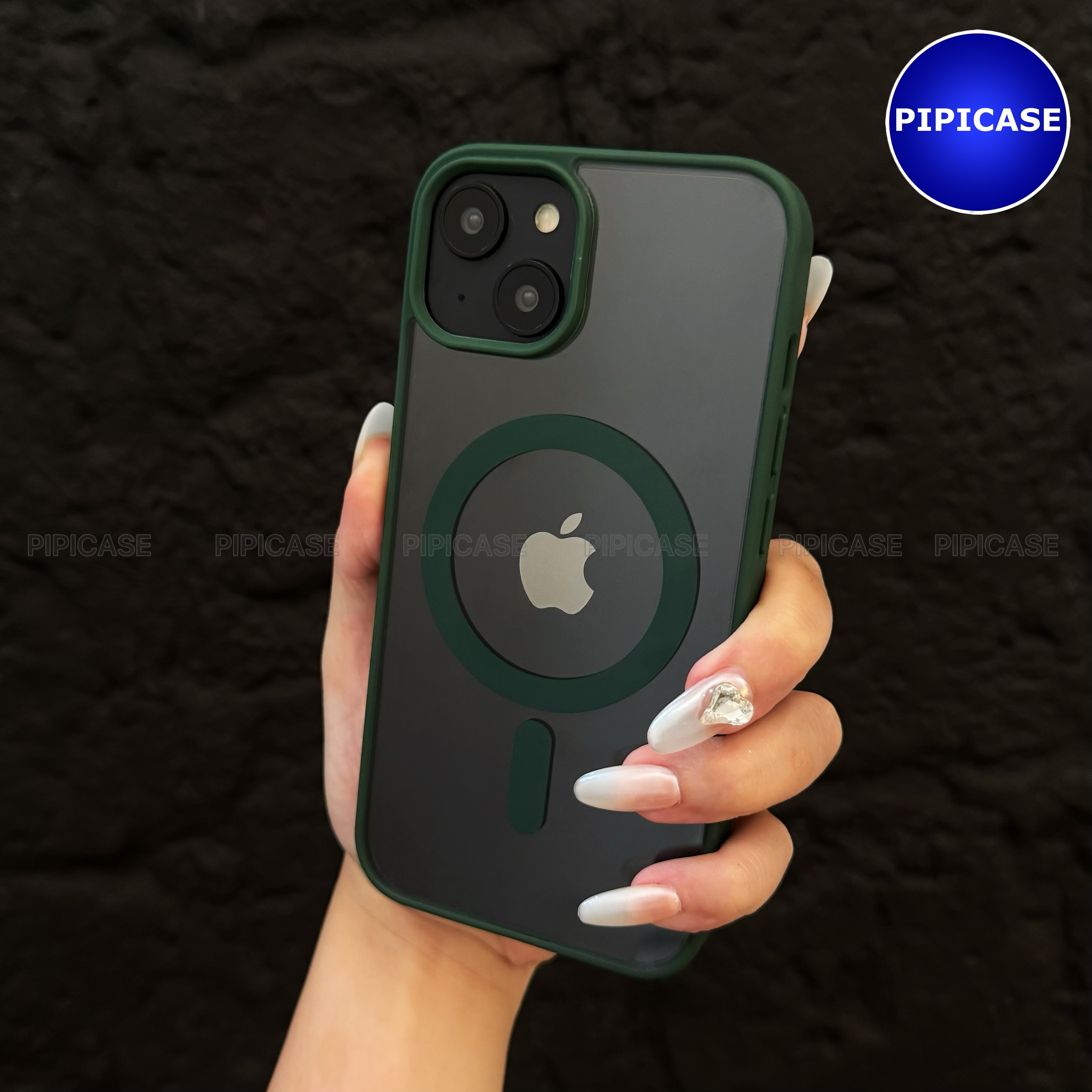 Ốp Lưng iPhone 15 Plus - Chic - Xanh Lá_thumbnail_1