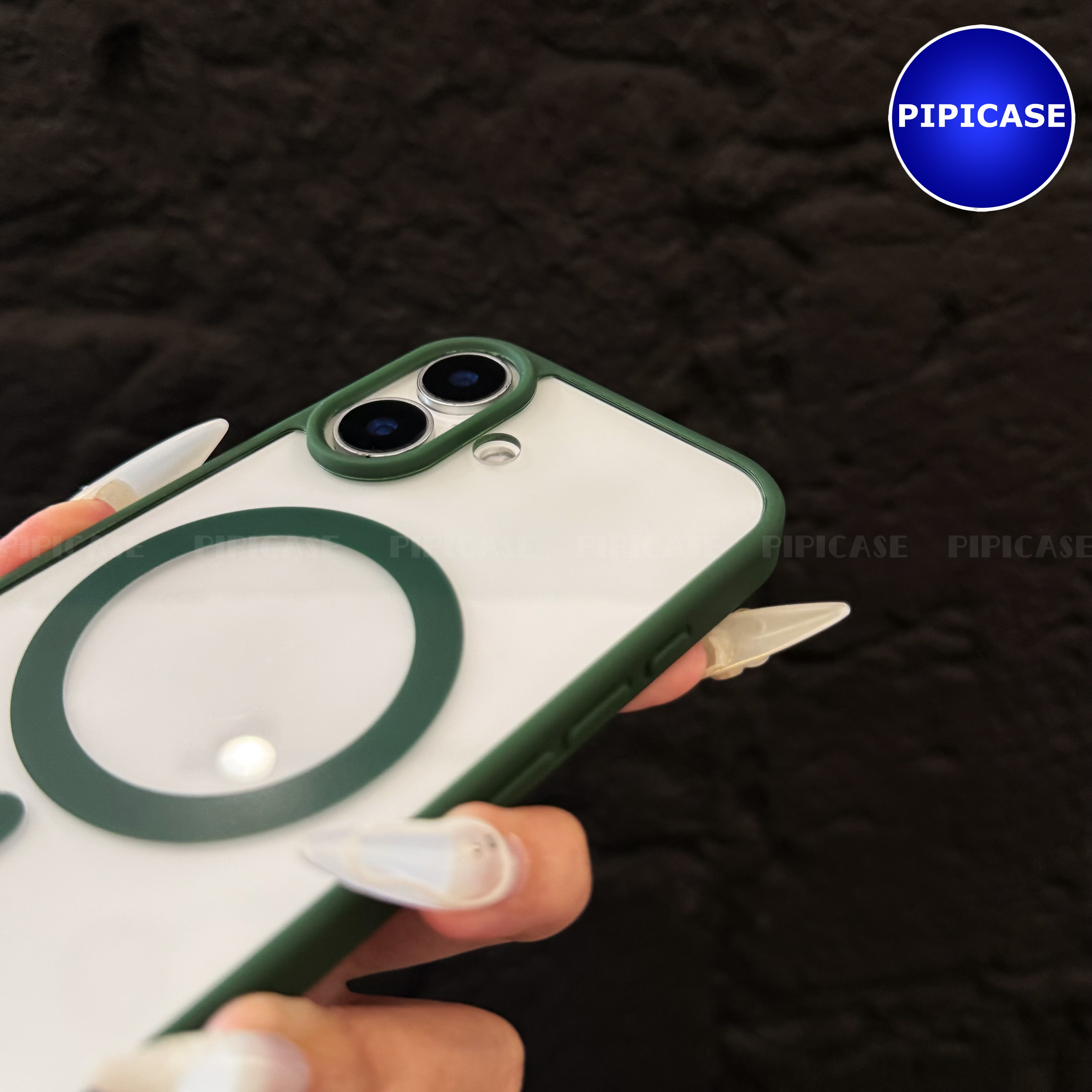 Ốp Lưng iPhone 16 Plus - Chic - Xanh Lá_thumbnail_1