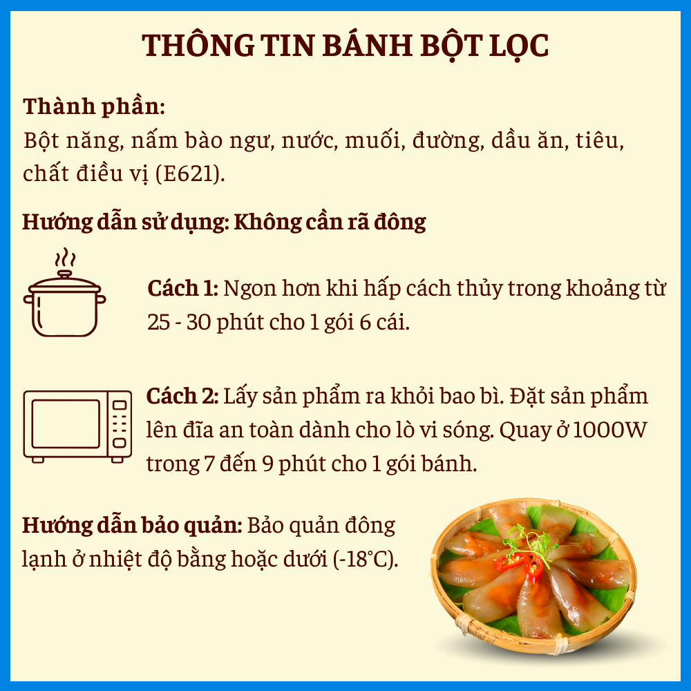 [Đông Lạnh] Bánh Bột Lọc Chay (30g x 6 cái)_thumbnail_3