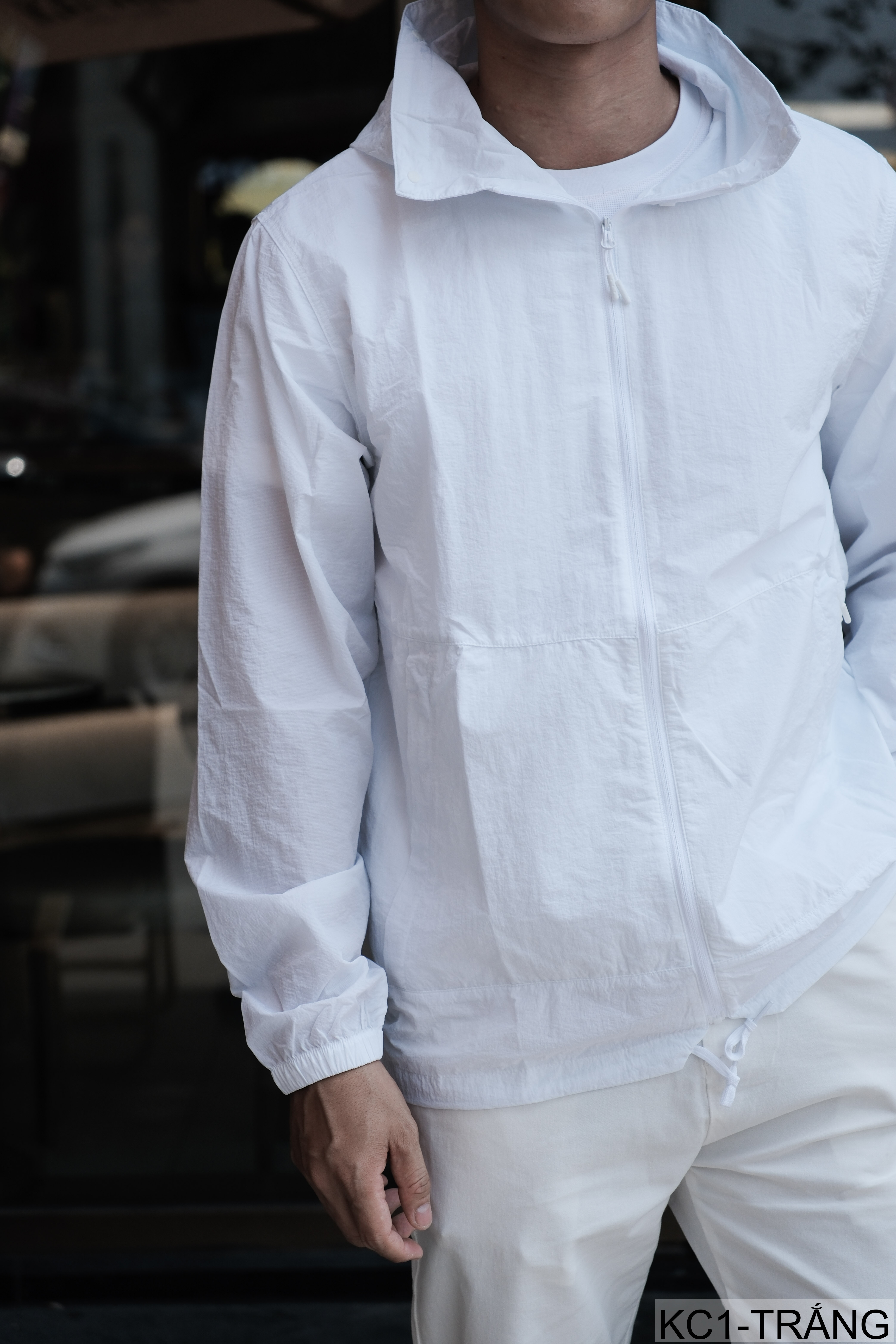 KC1 - Áo khoác chống nắng nam nữ UPF50+ siêu mỏng, thoáng khí, dáng rộng, có mũ trùm đầu_thumbnail_12