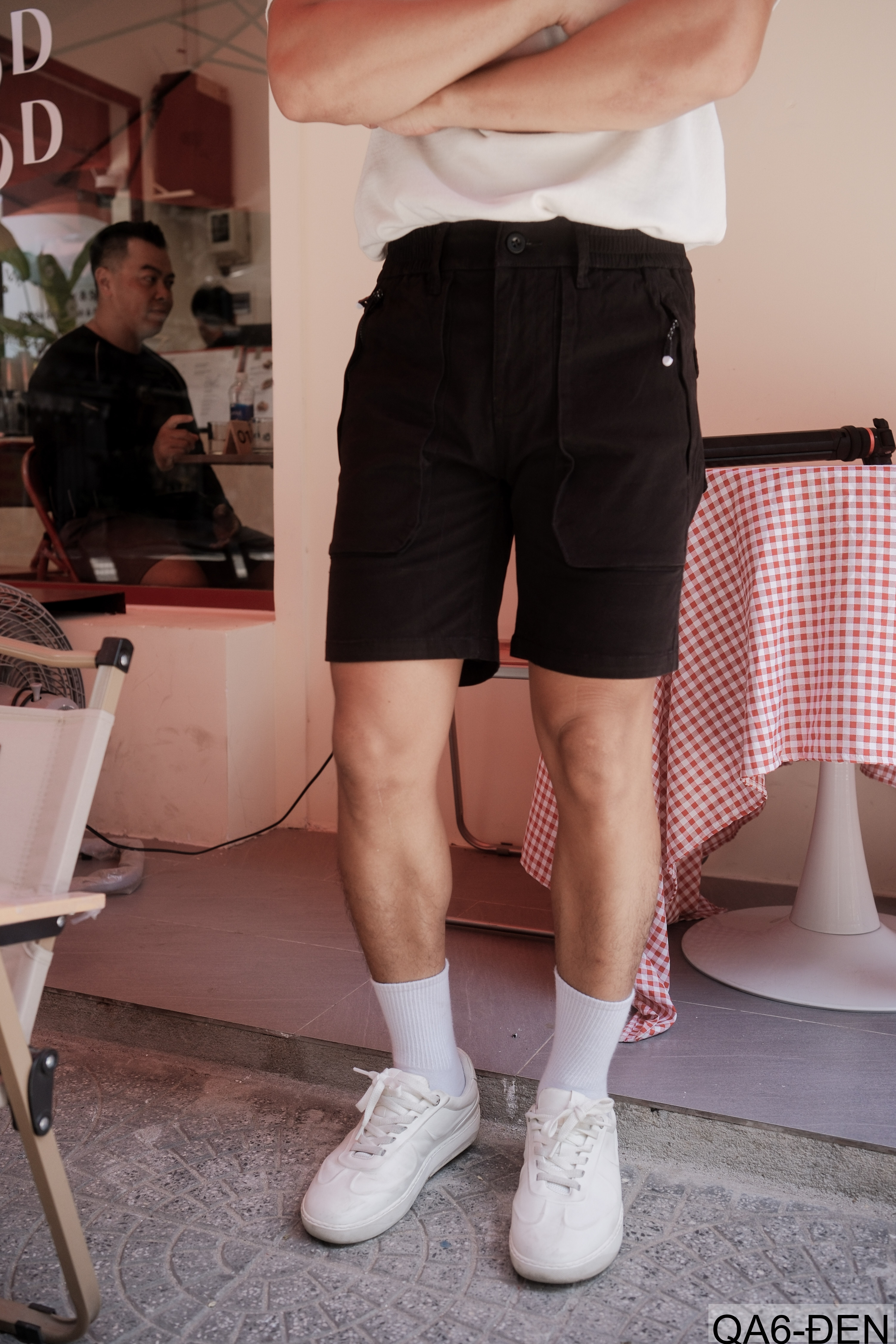 QA6 - Quần short nam dáng rộng phong cách Hàn Quốc, chất cotton thoáng mát, ống đứng, 5 tấc, có túi kéo_thumbnail_24