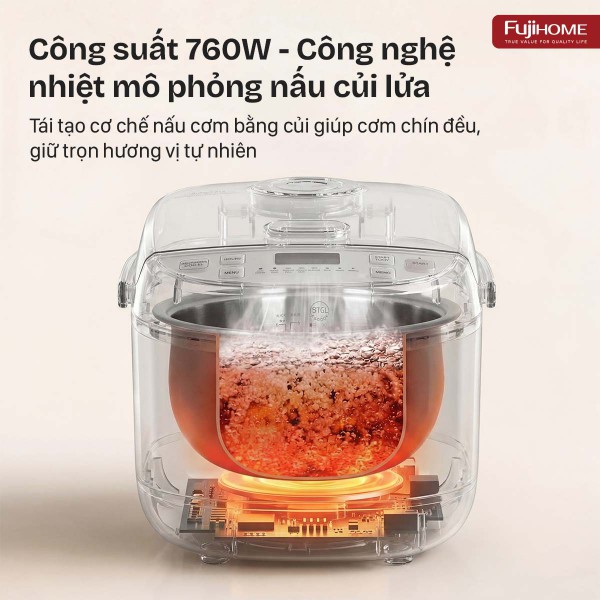 Nồi cơm điện Fujihome RC15W_thumbnail_4