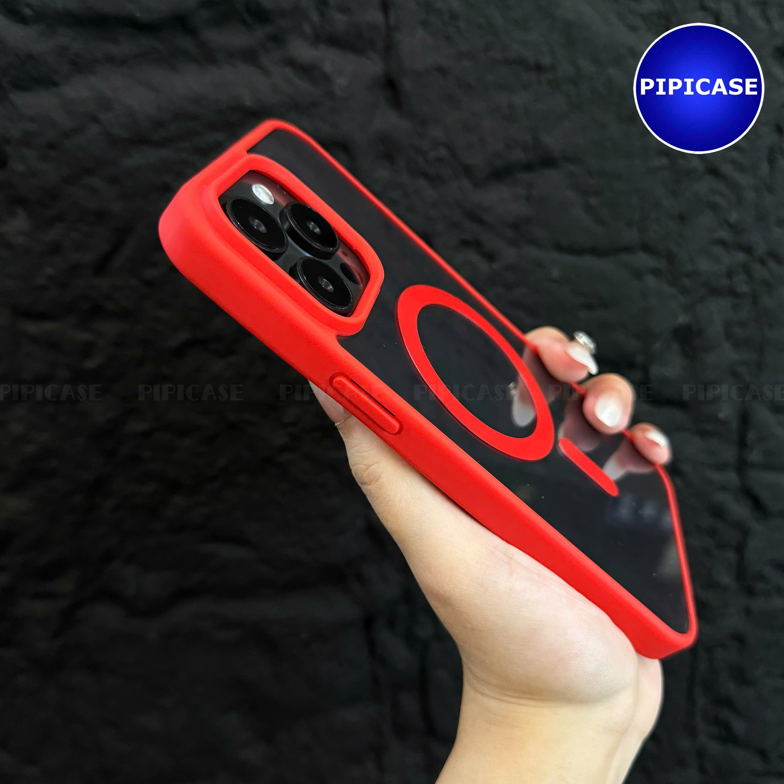 Ốp Lưng iPhone 15 Pro Max - Chic - Đỏ Tươi_thumbnail_13