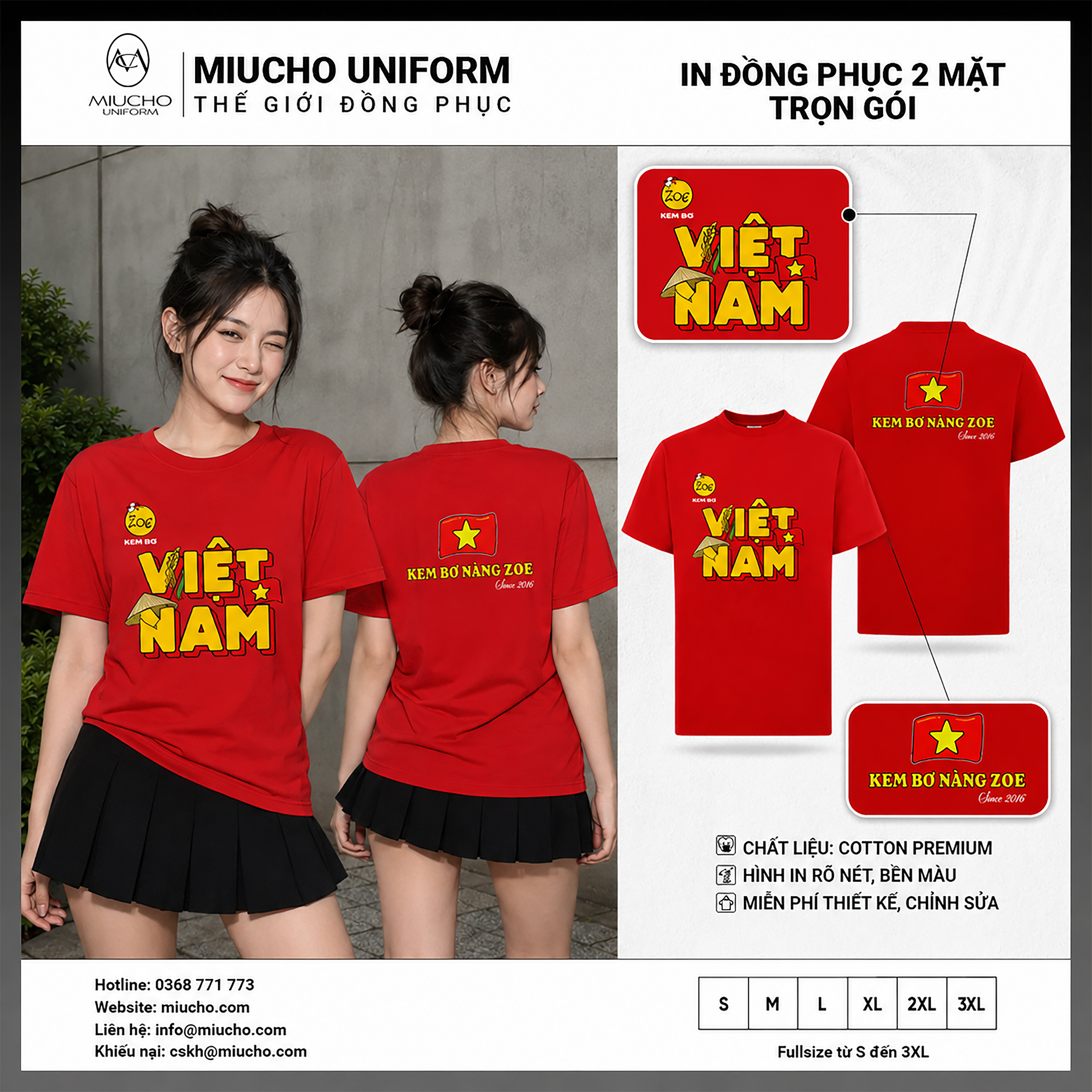 Áo thun thiết kế như yêu cầu TK113