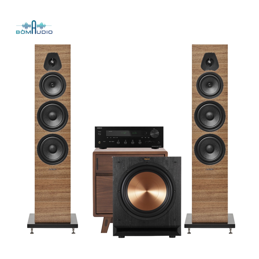 Combo Amply ONKYO TX-8470 + Loa Cột SONUS FABER LUMINA V + Loa Subwoofer KLIPSCH SPL-120 – OKS1_thumbnail_0