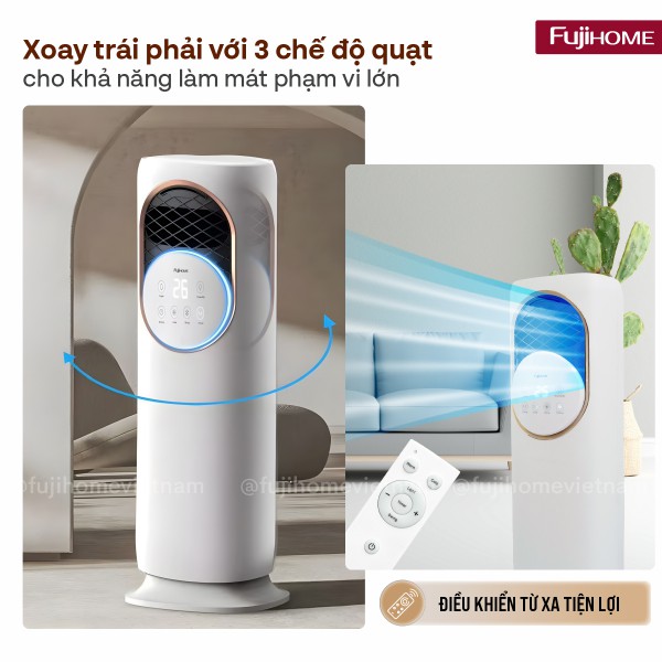 Quạt Làm Mát, Sưởi Ấm và Tạo ẩm 4 mùa Fujihome AC01_thumbnail_9