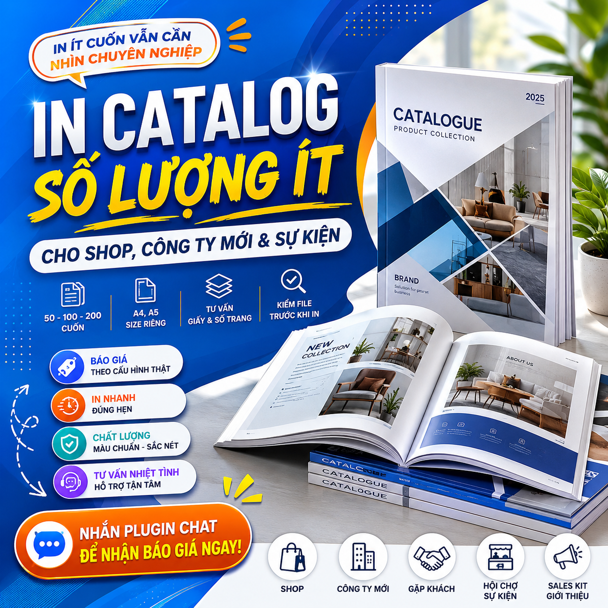 In Catalog Số Lượng Ít 50–100 Cuốn Tại TP.HCM