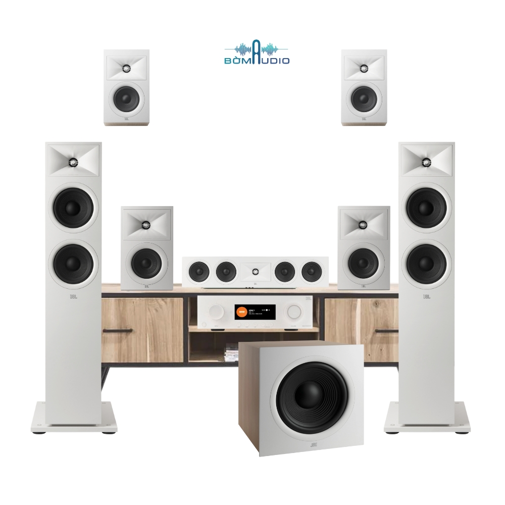 Combo Amply JBL MA710 + Loa Bookshelf JBL STAGE 250B + Loa Cột JBL STAGE 260F + Loa Center JBL TAGE 245C + Loa Subwoofer JBL TAGE 220P + Loa Surround STAGE 240H  - B386_thumbnail_1