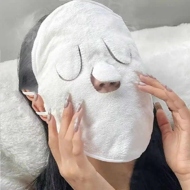 Set 5 khăn mặt nạ 100% Cotton