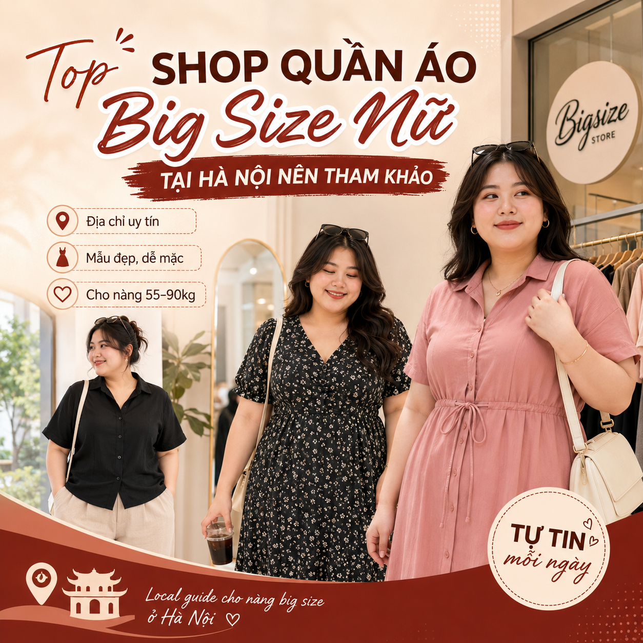 Top Shop Quần Áo Big Size Nữ Tại Hà Nội Nên Tham Khảo