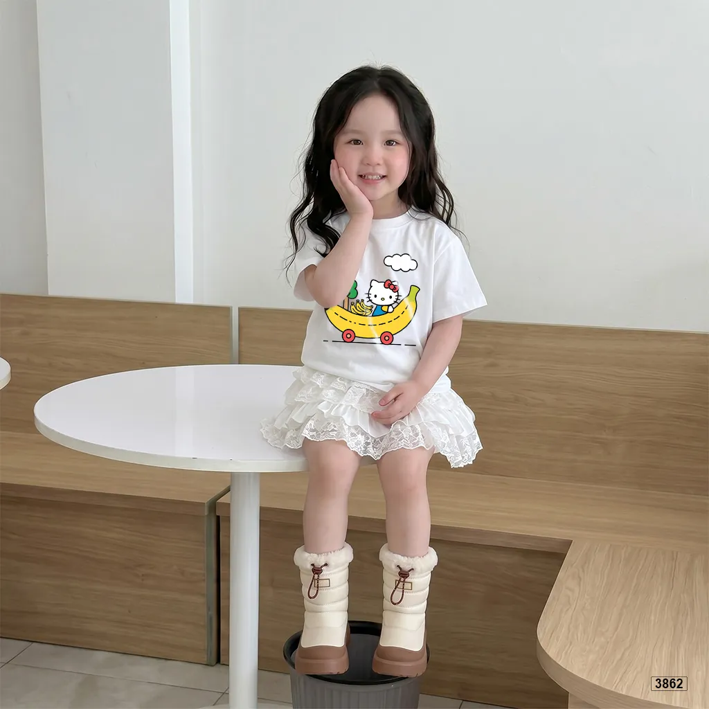 Áo thun bé gái form rộng Kittie Banana Kado 3862_thumbnail_2