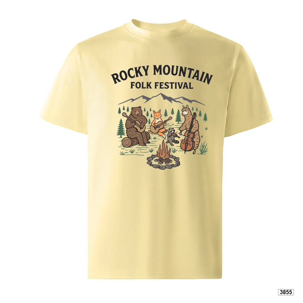 Áo thun nam form rộng streetwear Folk Festival TeePrint 3855_thumbnail_0