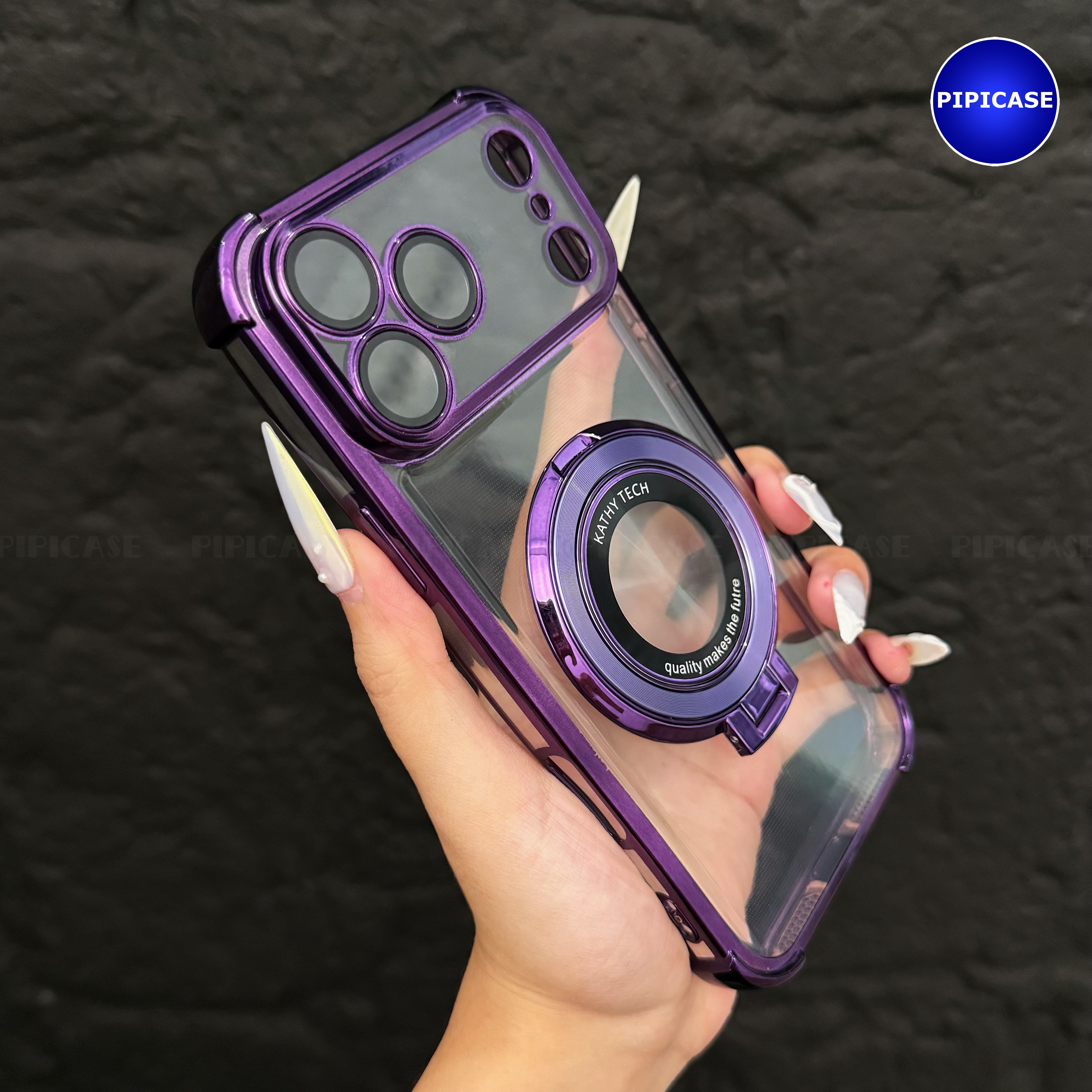 Ốp Lưng iPhone 17 Pro - Ven - Tím_thumbnail_4
