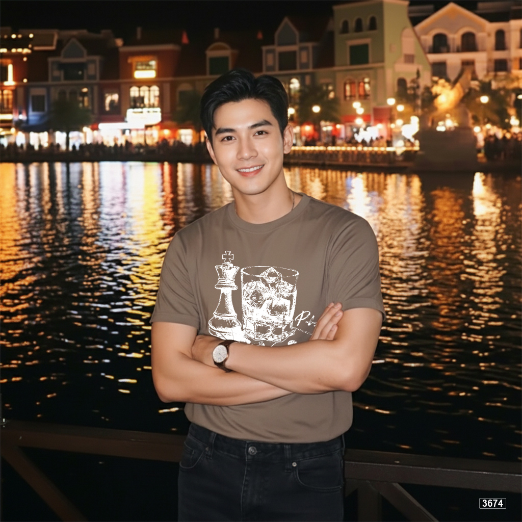 Áo thun nam form rộng phong cách đường phố Polux 3674_thumbnail_6