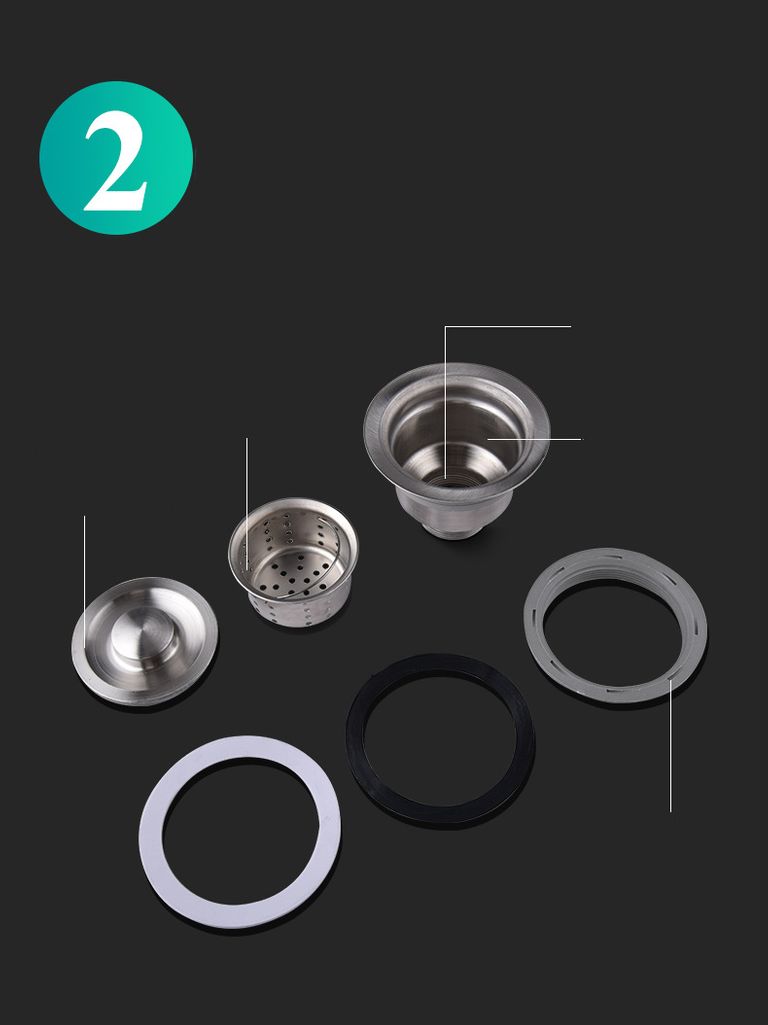 Bộ Xi Phông Chậu Rửa Bát 2 Hố Inox Cao Cấp_thumbnail_4