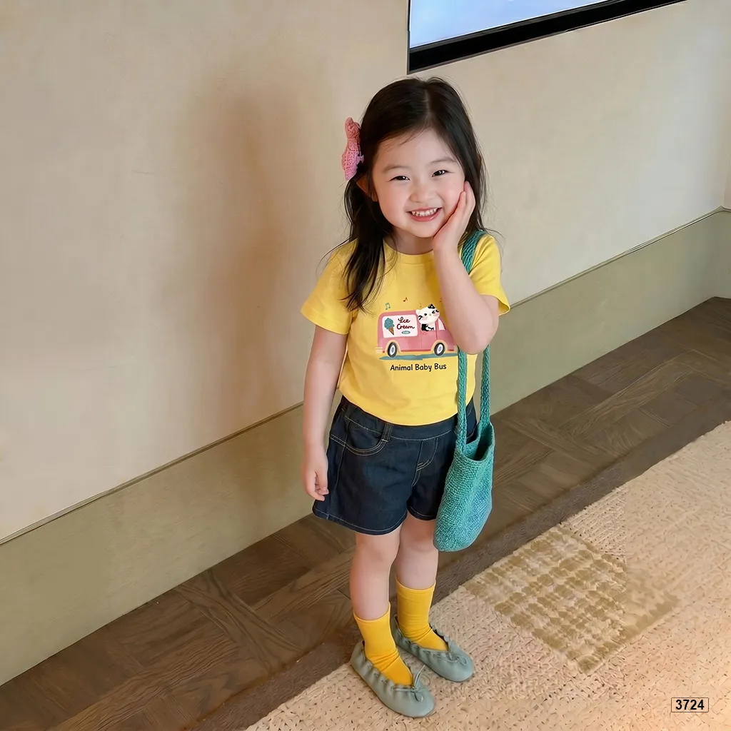 Áo thun bé gái form rộng mùa hè Baby Bus Kado 3724_thumbnail_4