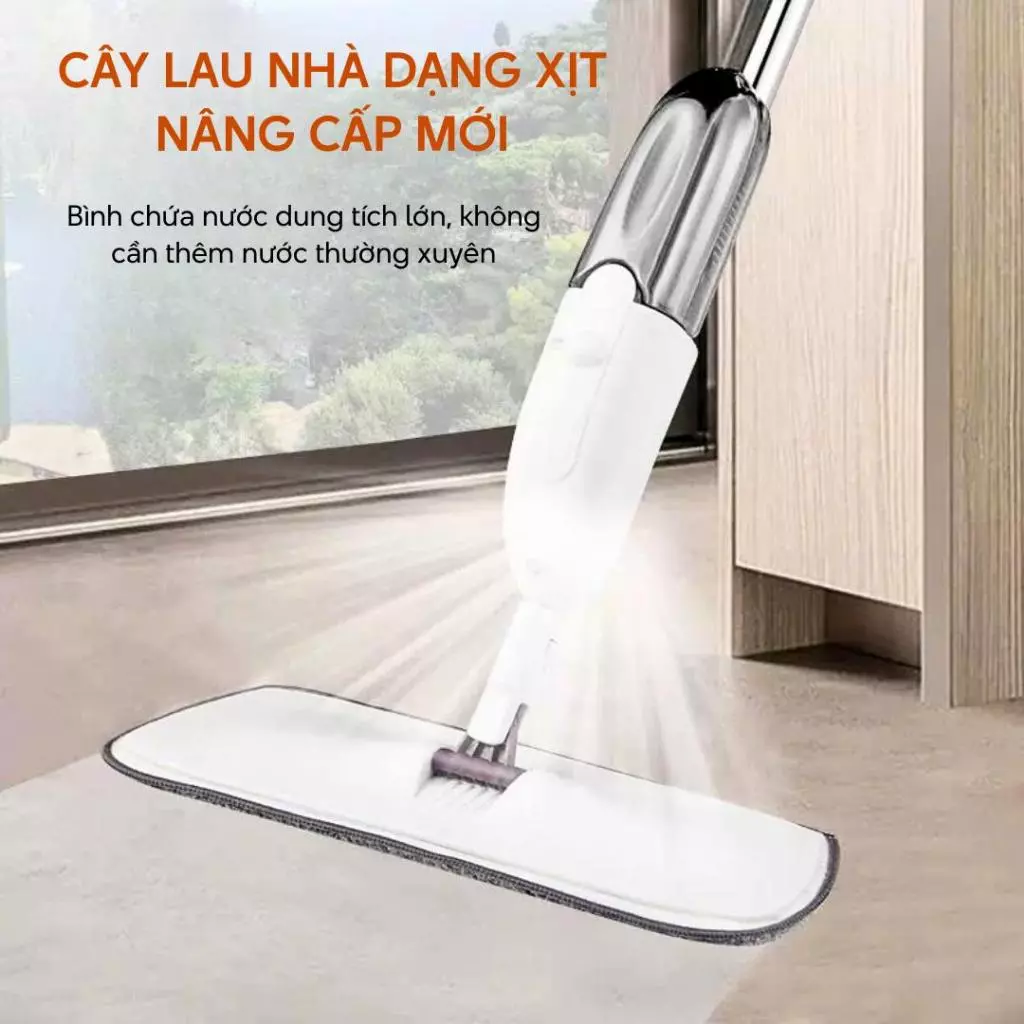 Cây lau nhà phun sương xoay 360° siêu mỏng – thế hệ mới, tiện dụng_thumbnail_7