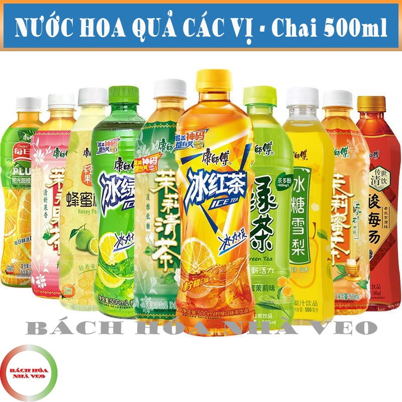 [Thùng 15 Chai] nước lê, đào, đài loan các vị, Loại 500ml, hiệu khang sư phụ, hàng chuẩn_thumbnail_12