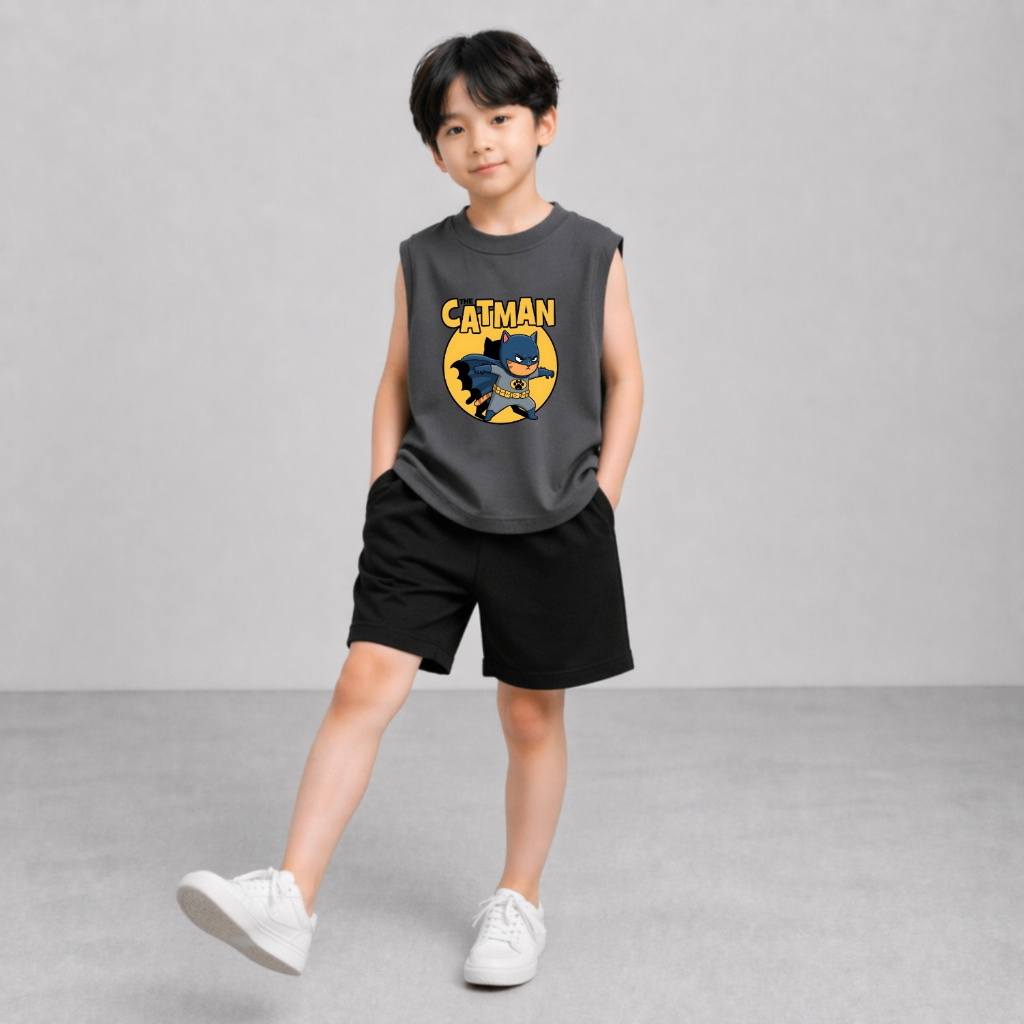 Set bộ ba lỗ bé trai hình CATMAN - Quần áo bé trai Loza Kids BL658_thumbnail_2