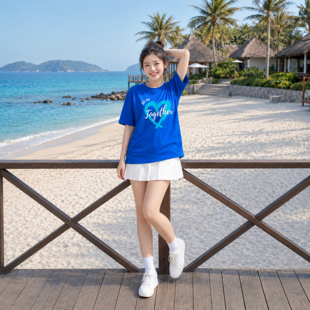 [Form Rộng] Áo phông dáng rộng hình trái tim TOGETHER, - Loza RT8640_thumbnail_8