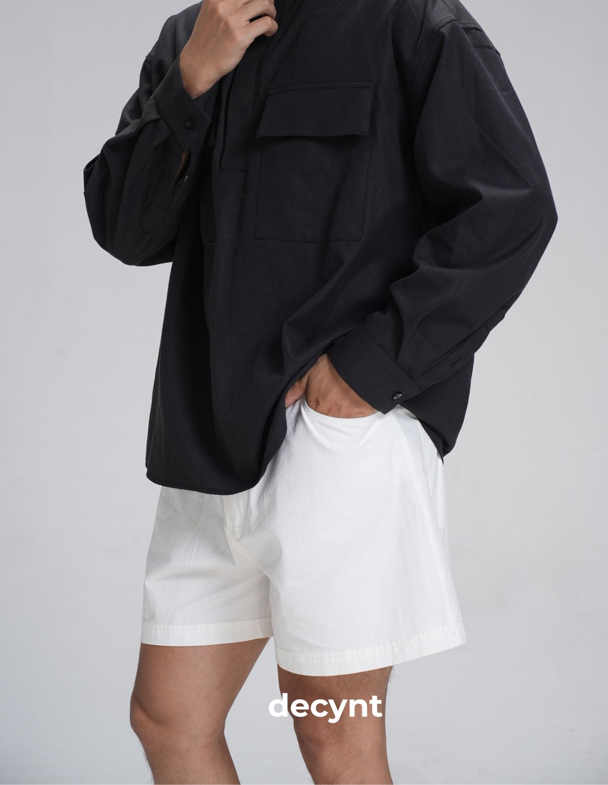 Relax Chino Shorts decynt - Quần short chất liệu kaki 100% cotton 300gsm dáng thoải mái form trên gối