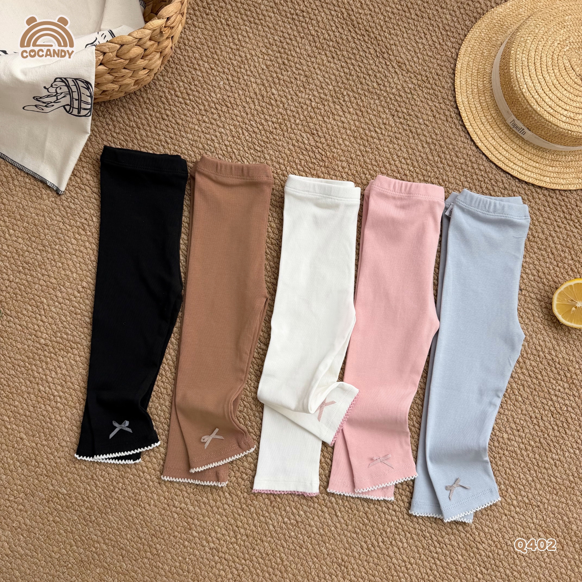 Quần dài legging ĐEN chỉ sóng nơ_thumbnail_4