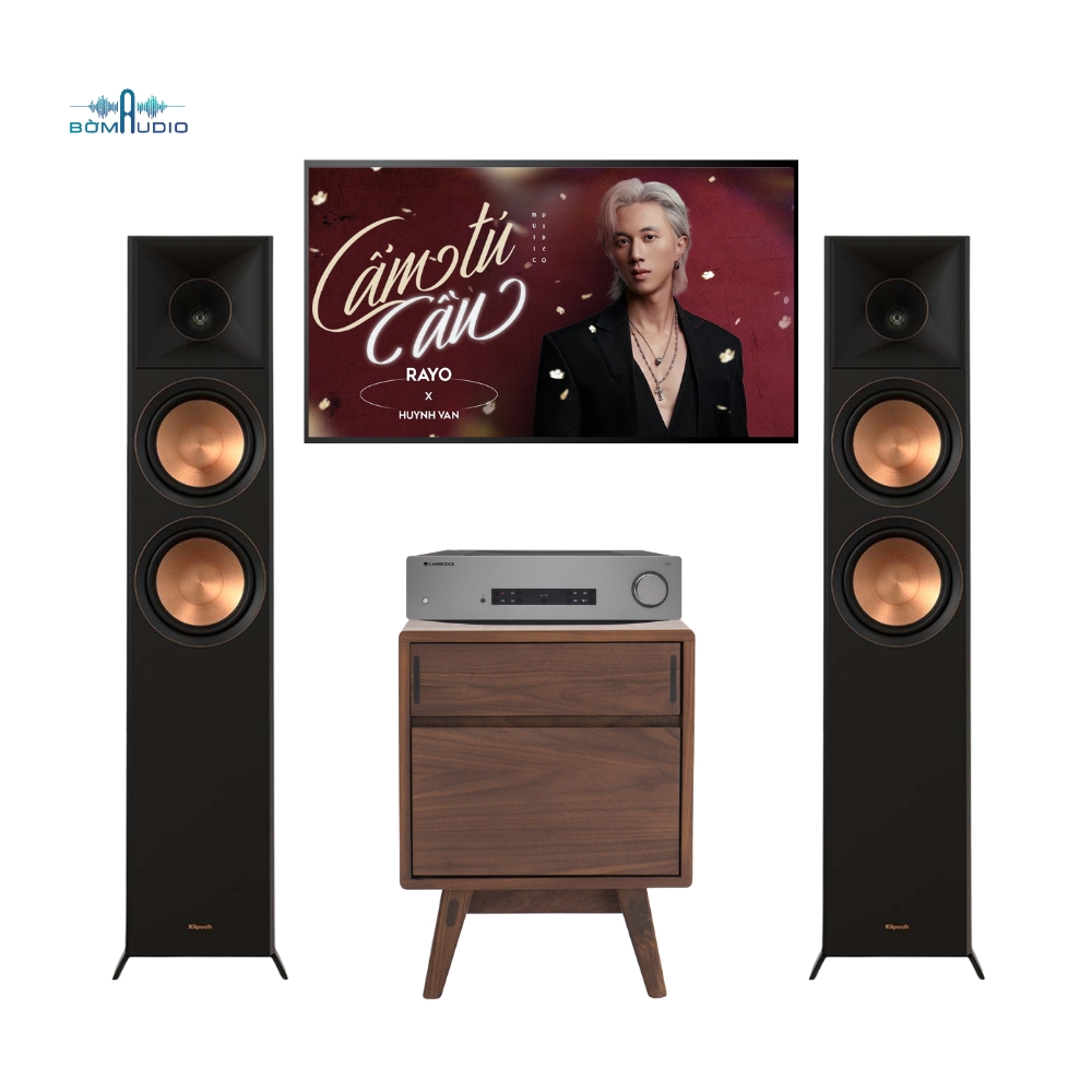 Combo Amply CAMBRIGE CXA81 MK II + Loa Cột  KLIPSCH 6000F II – B461_thumbnail_0