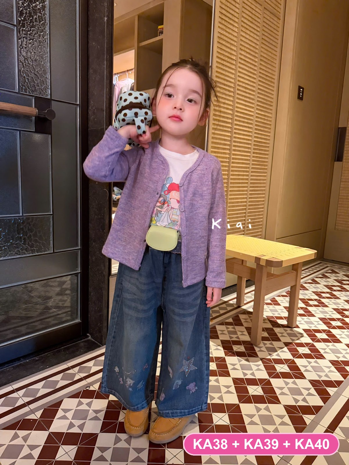 KA40 - Quần jean mỏng Kiai 332061 (Sz90-130)