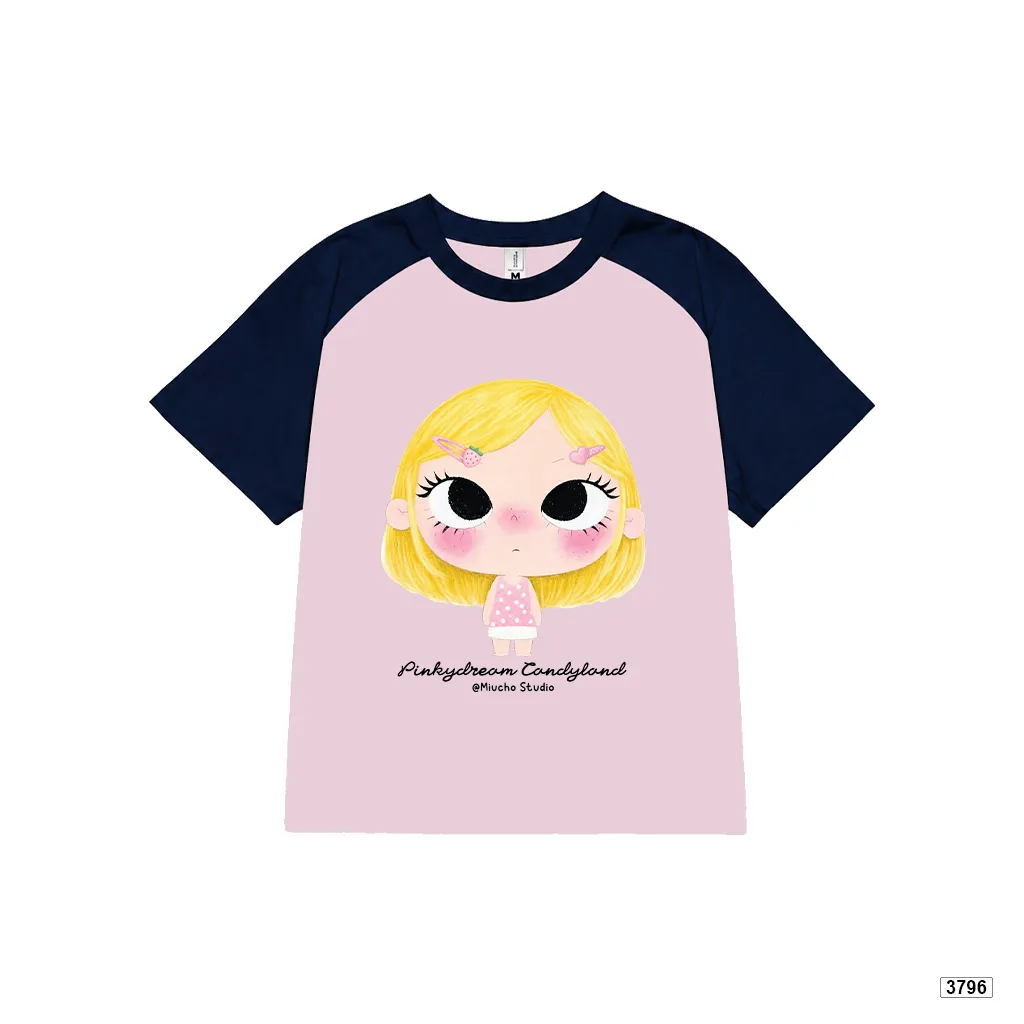 Áo thun nữ babytee raglan mix màu cute phong cách ulzzang dễ thương Miucho 3796_thumbnail_8