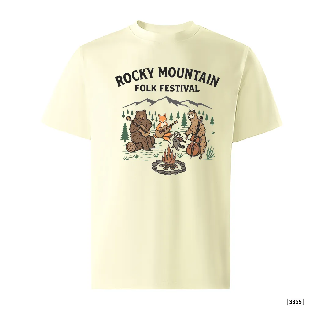 Áo thun nam form rộng streetwear Folk Festival TeePrint 3855_thumbnail_8