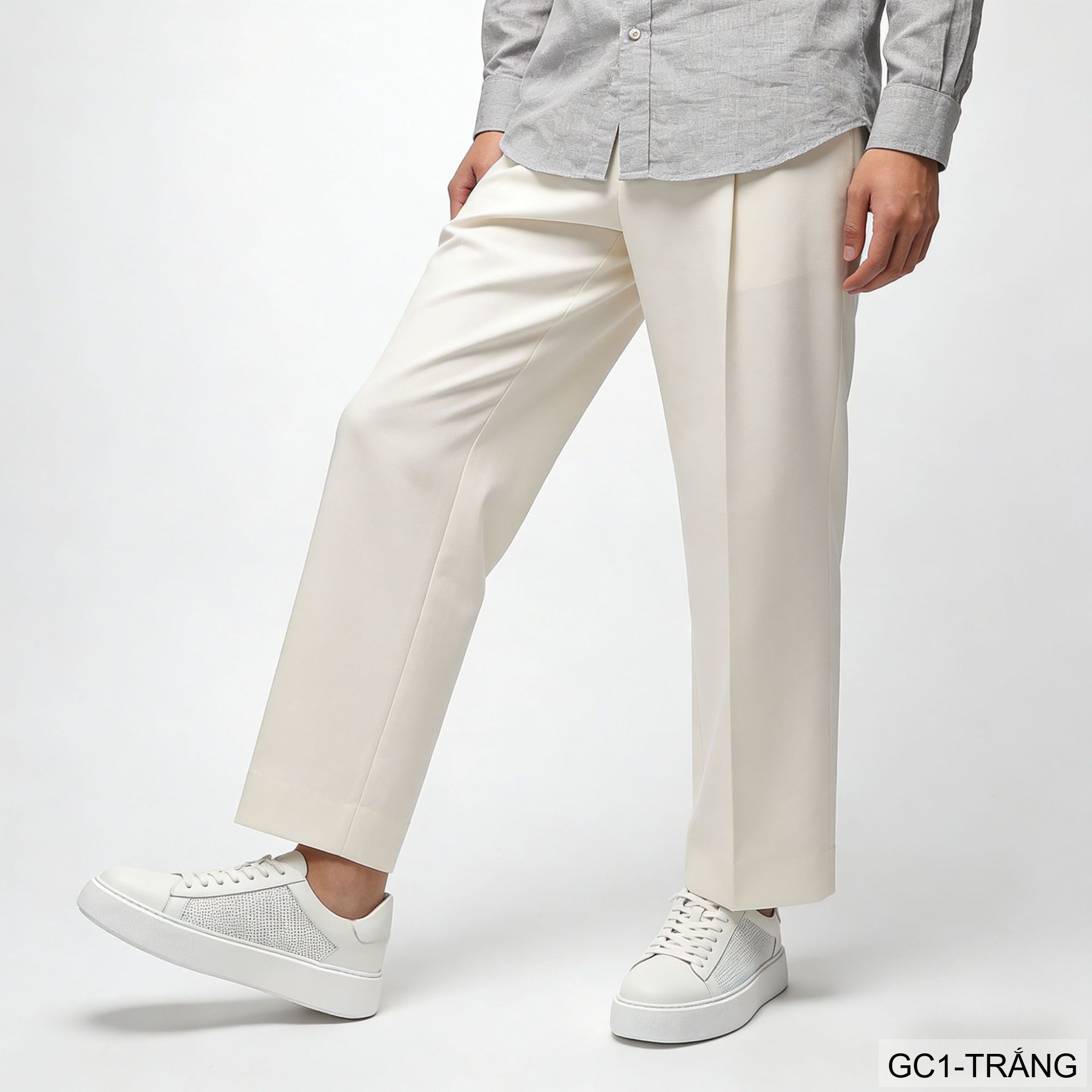 GC1 - Giày thể thao nam trắng đế dày thoáng khí da thật cao cấp_thumbnail_1