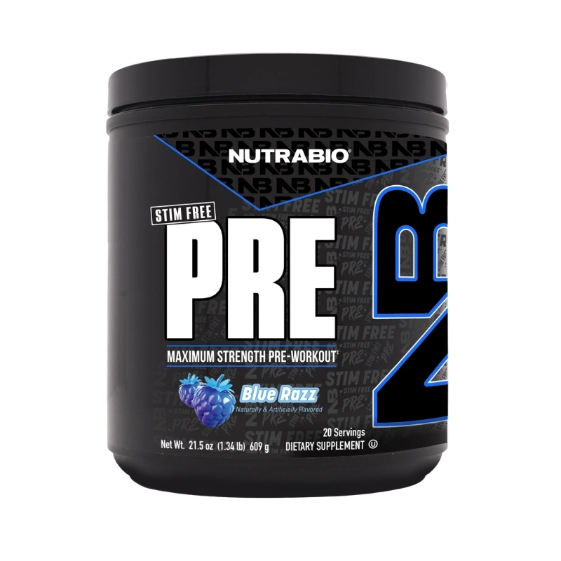 NutraBio Stim Free Pre Workout, 20 Servings