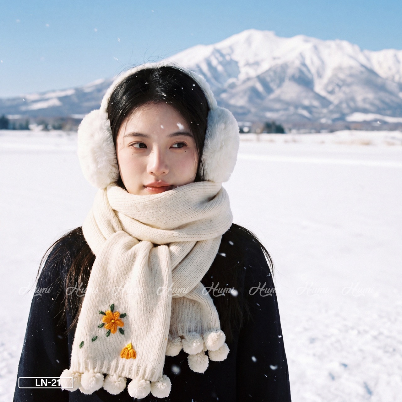 KHĂN LEN HOA MINISIZE (LN39-21 Kem)_thumbnail_3