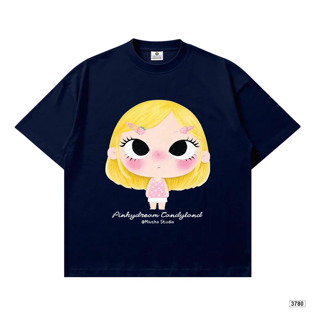 Áo thun nữ form boxy Kawaii Girl bé gái dễ thương style Hàn Quốc Miucho 3780_thumbnail_15