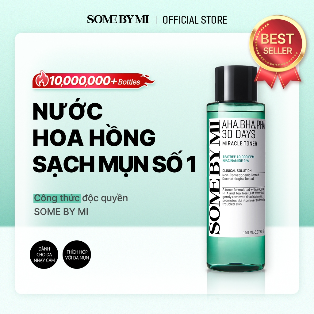 [SOME BY MI] Toner cho da dầu mụn Some By Mi AHA-BHA-PHA 30 Days Miracle 150ml