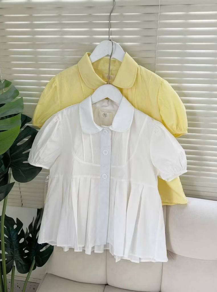 Áo Sơ Mi Nữ Kiểu tay bồng chít vòm ngực x.li lai AH.5419 (C) (0687) - Freesize_thumbnail_2