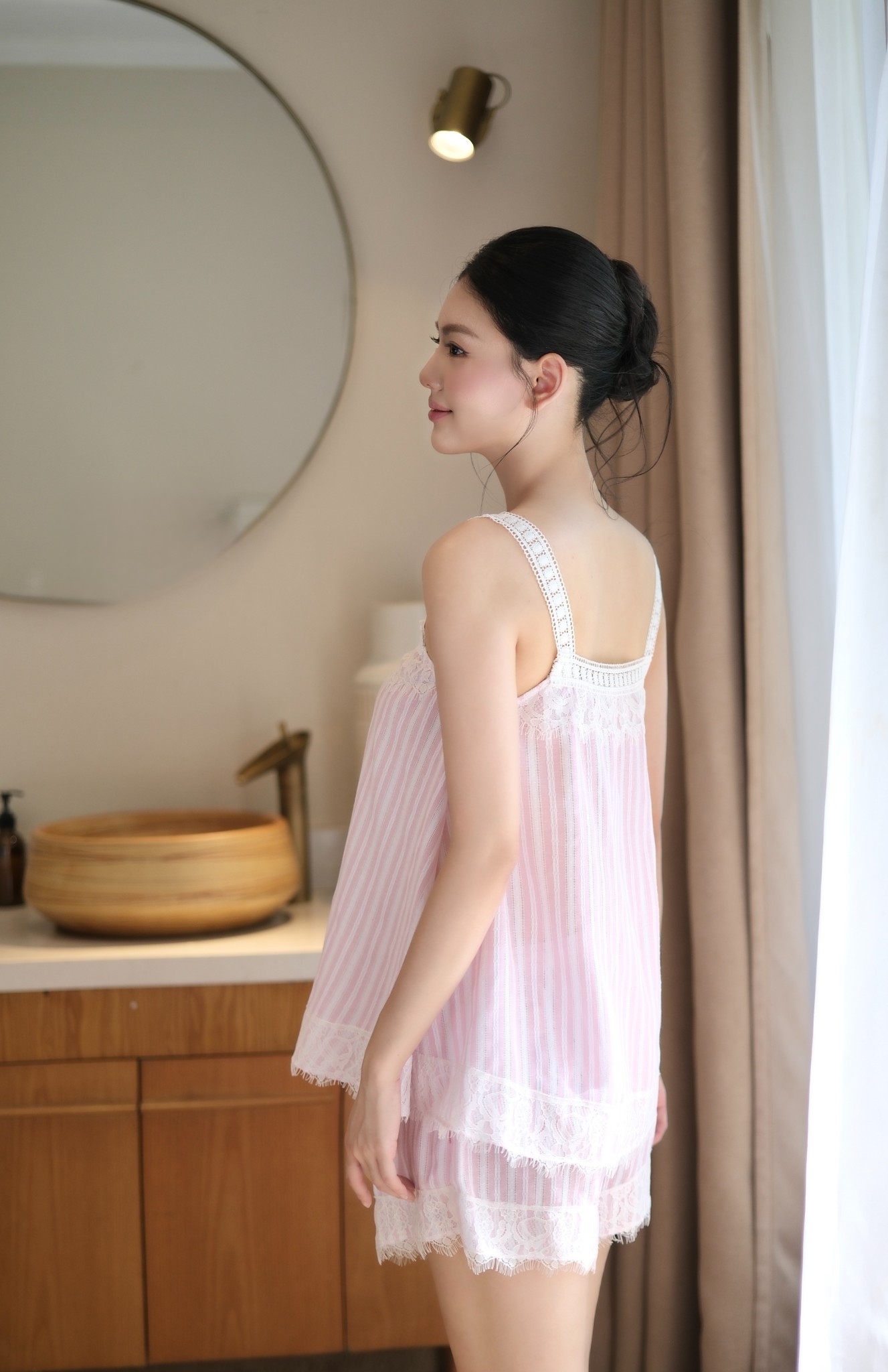Bộ Cotton Thô Áo 2 Dây Quần Cộc BN678_thumbnail_3