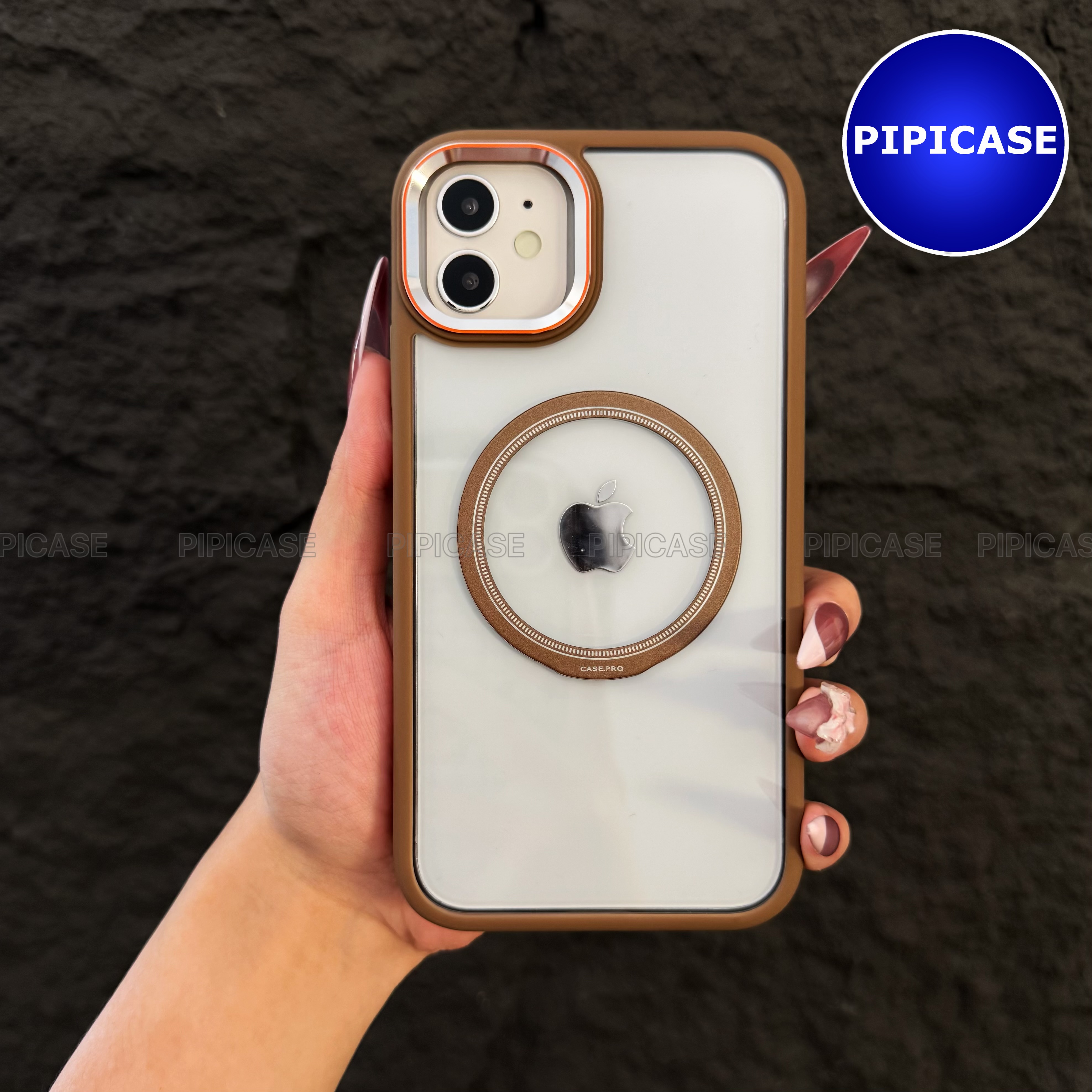 Ốp Lưng iPhone 12 - Wigu - Nâu_thumbnail_3