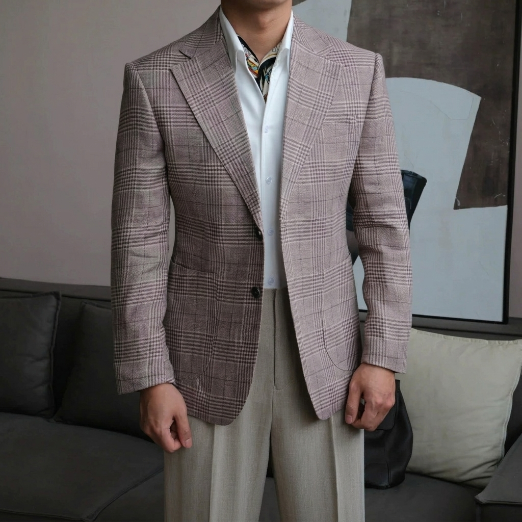 Áo Blazer The Continental Vải Linen_thumbnail_8