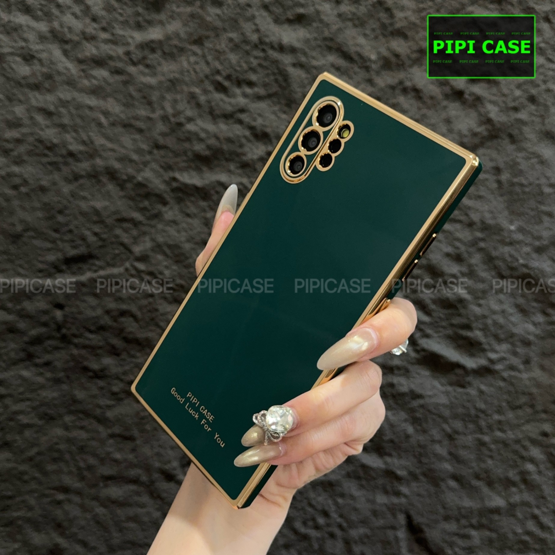 Ốp Lưng Samsung Note 10 Plus 5G - Royal - Xanh Lá