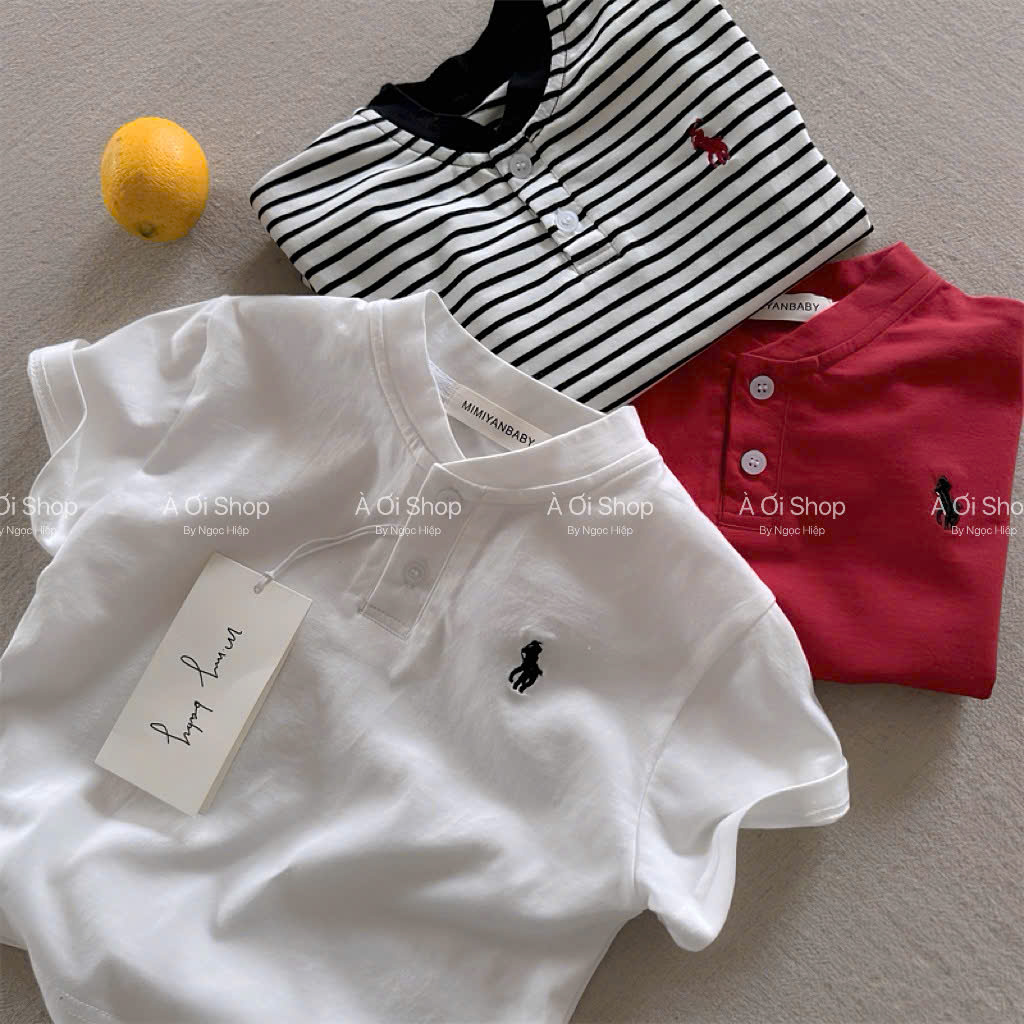 B89 SET 4 ÁO CỘC TAY THÊU NGỰA- A106.293