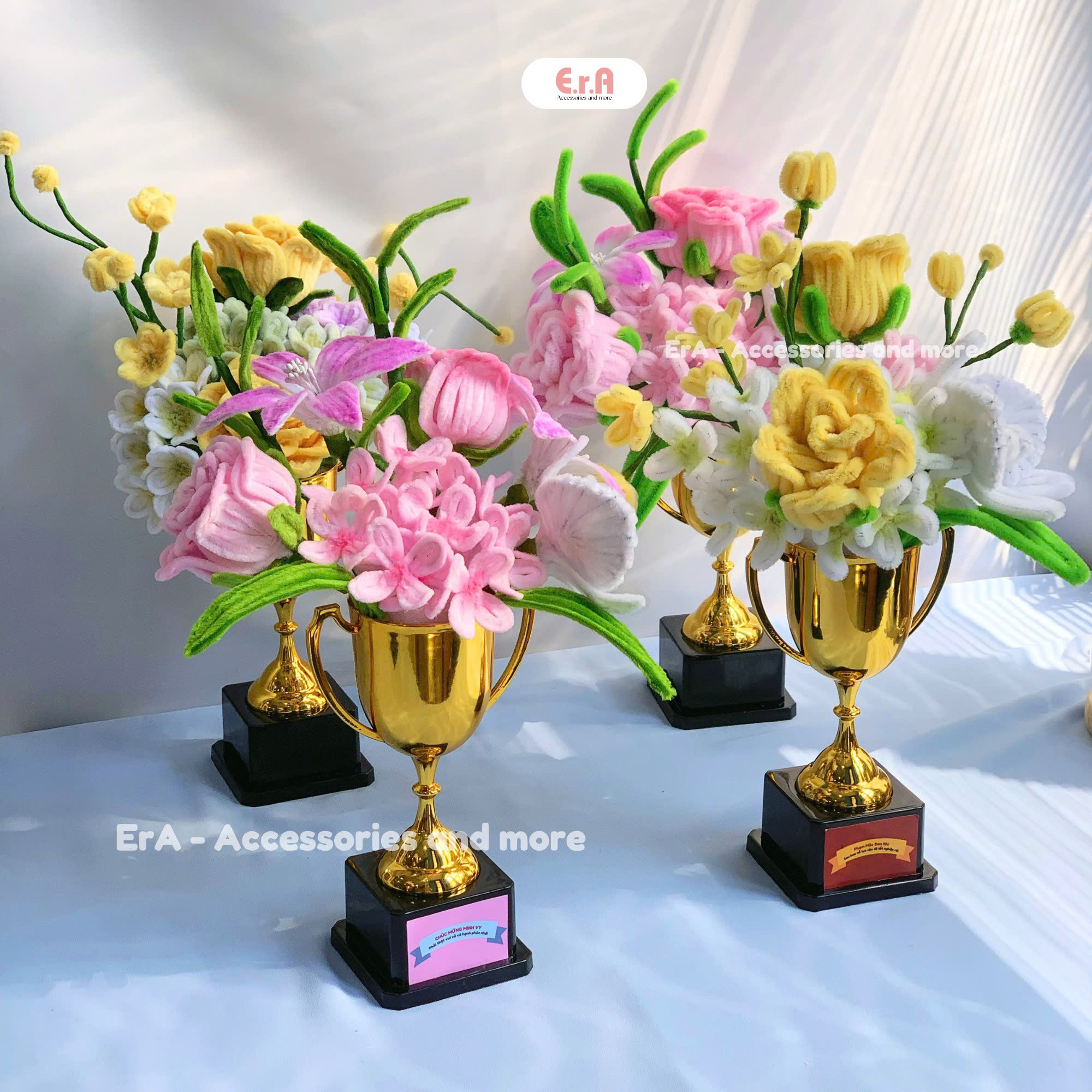  Cúp Hoa Kẽm Nhung